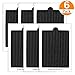 6 Pack Carbon Activated Air Filter Compatible with Frigidaire Electrolux Pure Air Ultra Refrigerator Air Filters Replacement, replaces SCPUREAIR2PK,EAFCBF PAULTRA PureAir Ultra (6 PACK)