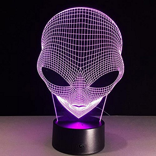 05 alien 3d optical illusion night lamp 7 color changin…