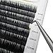 QUEWEL Eyelash Extension Supplies 0.07 C Curl Mix-8-14mm Classic Individual Lash Extensions|Optinal 0.03/0.05/0.07/0.10/0.15/0.20 C/D Single 8-25mm Mix 8-14mm 15-20mm 20-25mm|(0.07 C MIX-8-14mm)