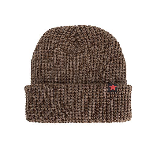 iYBUIA Casual Unisex Warm Baggy Weave Crochet Winter Wool Knit Ski Beanie Skull Caps Hat(Khaki ,One Size)