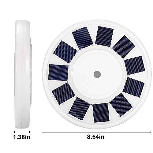 Solar Flag Pole Light- LBell 30 LED Flag Pole Lights Solar Powered Night Light- Flagpole Downlight Lighting for 15 to 25 Ft Top Auto On/Off, Energy Saving LEDs (White) - Thumbnail 3