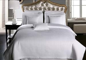 Amazon.com: California King size White Coverlet 10pc