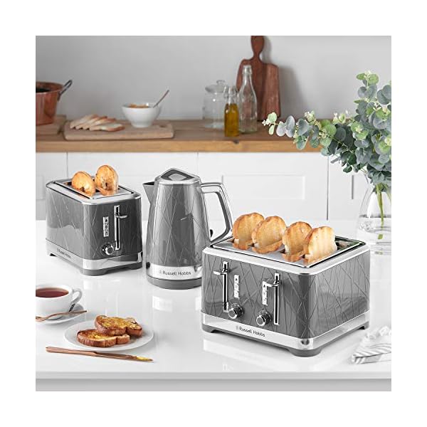 Russell-Hobbs-28102-Structure-Toaster-4-Slice-Contemporary-Design-Featuring-Lift-and-Look-with-Frozen-Cancel-and-Reheat-Settings-Grey Russell Hobbs 28102 Structure Toaster, 4 Slice - Contemporary Design Featuring Lift and Look with Frozen, Cancel and…