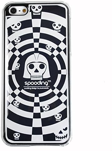 [Hibar Skull Black] ip5 Spooding Cushion Aroma [Scent] Rigid Case Cover [Soft Grip] For Apple iphone 5/5s