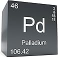Palladium Metal Elements Periodic Table, Mirror Finished Density Cubes Collection, Purity 99.95%, Weight 11.2g/0.39Oz (Pd Cubic 10mm/0.39")