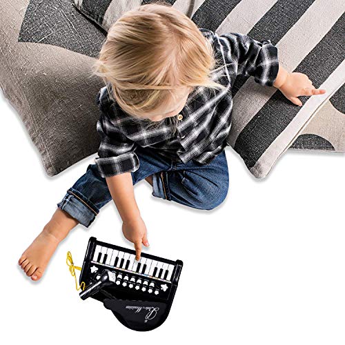 Toy Piano for Kids - Birthday Gift for 2 3 4 5 Year Old - Educational Piano Musical Instrument Toys - Black Keyboard for Child with Built-in Microphone 24 Keys - Thumbnail 3