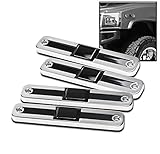 ZMAUTOPARTS Hummer H2 Side Marker Signal Light Lamp Covers Smoke Pickup