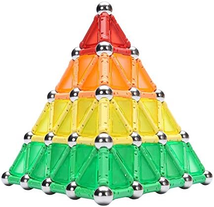 WITKA 258 Pieces Magnetic Building Block Toys, Children Intelligence Learning Toys and STEM Brain Training Set for Kids and Adults