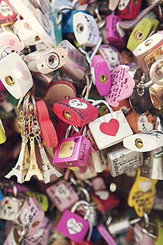 What the World Needs Now | Romantic Love Locks, Namsan, Seoul South Korea Photography Art Print
