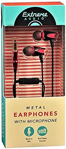 Extreme Audio Metal Earphones with Microphone