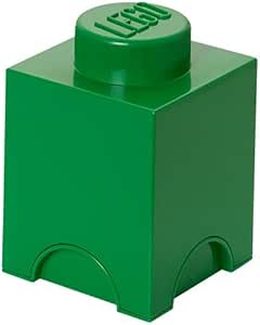 Lego 40011734 - Caja en forma de bloque de lego 1, color verde [importado de Alemania]: Amazon.es: Juguetes y juegos