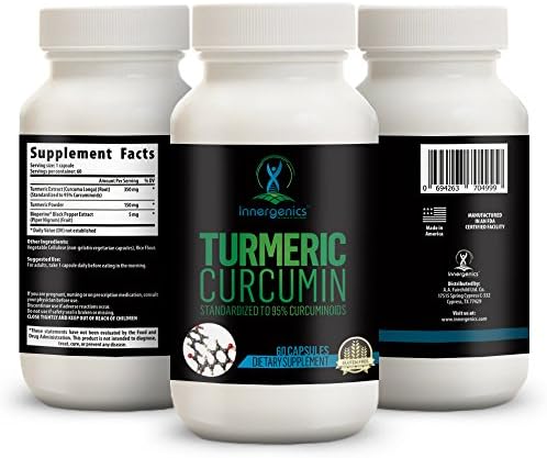 Move Free &amp; Feel Great Every Day! Best HIGH POTENCY Turmeric w/ 95% Standardized Curcumin and Bioperine® Black Pepper Extract. Supports healthy joint, cognitive, immune functions. Anti-Inflammatory.*