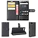 K-Xiang BlackBerry Keyone DTEK70 Case, [Credit Card Slot] [Built-in Stand] Retro PU Leather Wallet Case Flip Cover with for BlackBerry Keyone/Mercury/DTEK70 (4.5