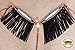 HILASON Western Horse Breast Collar Tack American Leather White Black Fringesthumb 4