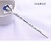 Fashion Hair Decorative Chinese Traditional Style Women Girls Hair Stick Hairpin Hair Making Accessory with Lotus 1pc/package (dark blue with white)