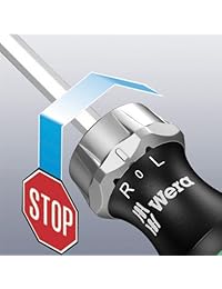 Wera Kraftform 816 RA   Destornillador de trinquete, cabeza de 1 4"