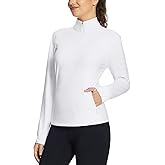 baleaf Women's Fleece Pullover Jacket Water Resistant Half Zip Thermal Golf Shirts Cold Weather Running Gear Winter