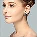 Ginasy Bohemia Spiral Drop Earrings Teardrop Simulated Turquoise Dangle Earrings Fashion Jewelry for Women Girls Valentines Day Gifts (Flower shape)