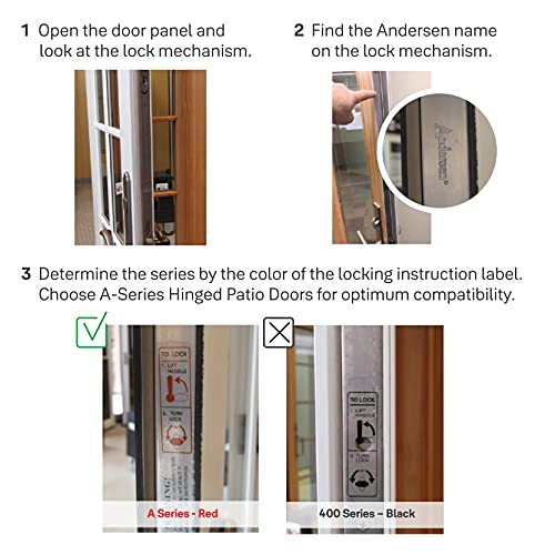 Yale Assure Lock For Andersen® Patio Doors, Black on Galleon Philippines