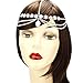 Fashion 21 Silver Tone Womens Tear Drop Rhinestone Accent Head Chain Jewelry IHC1032R