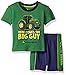 John Deere Baby Boys' Truck Short Set, Green/Navy, 24M