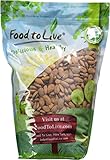 Food To Live Organic Almonds (Raw, No Shell, Unpasteurized) (4 Pounds)