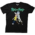 Ripple Junction Rick and Morty Rick Holding Morty's Eyes Open Adult T-Shirt