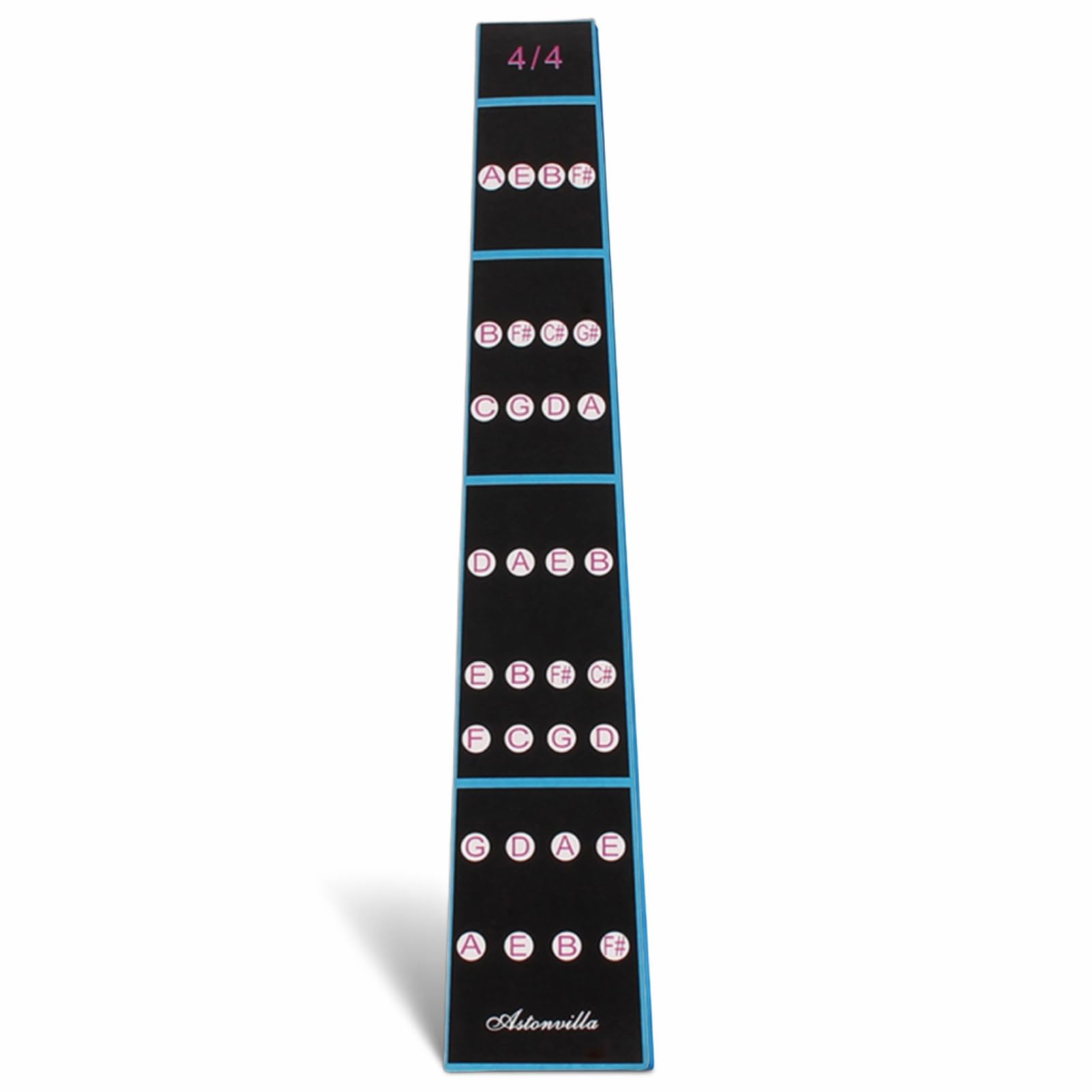Violin Fingerboard Sticker, Removable 4/4 Violin Finger Position Marker Fiddle Fretboard Sticker Indicator for Beginners Practice