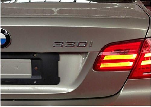 E705 330i Emblem Badge auto Emblems 3D Lettering Behind Car Sticker Plaque