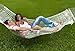 Unvert Extra Heavy Duty Cotton Hammock Double Person Solid Wood Spreader Outdoor W/hook (Cotton- White, HD 2-Person 500L