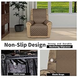 Easy-Going Recliner Chair Slipcover Reversible Sofa