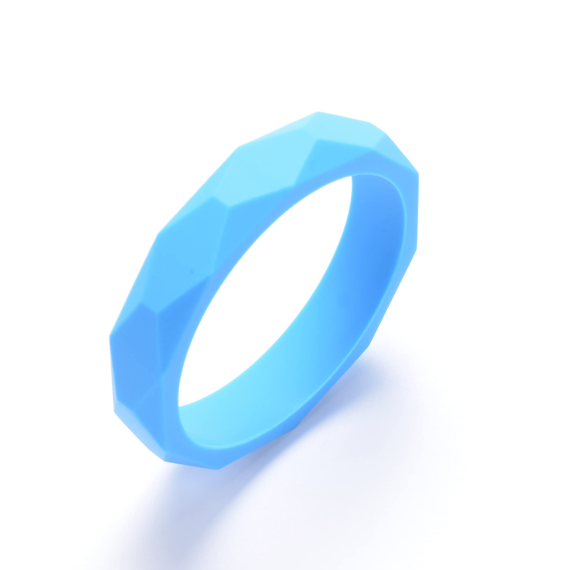 Chuchumz Chew Bracelet Chewelry Chewy Autism Bangle ADHD Biting Sensory Children Teen Kids Adult Teething Blue — image 1