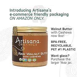 Artisana Organics Raw Walnut Butter with Cashews