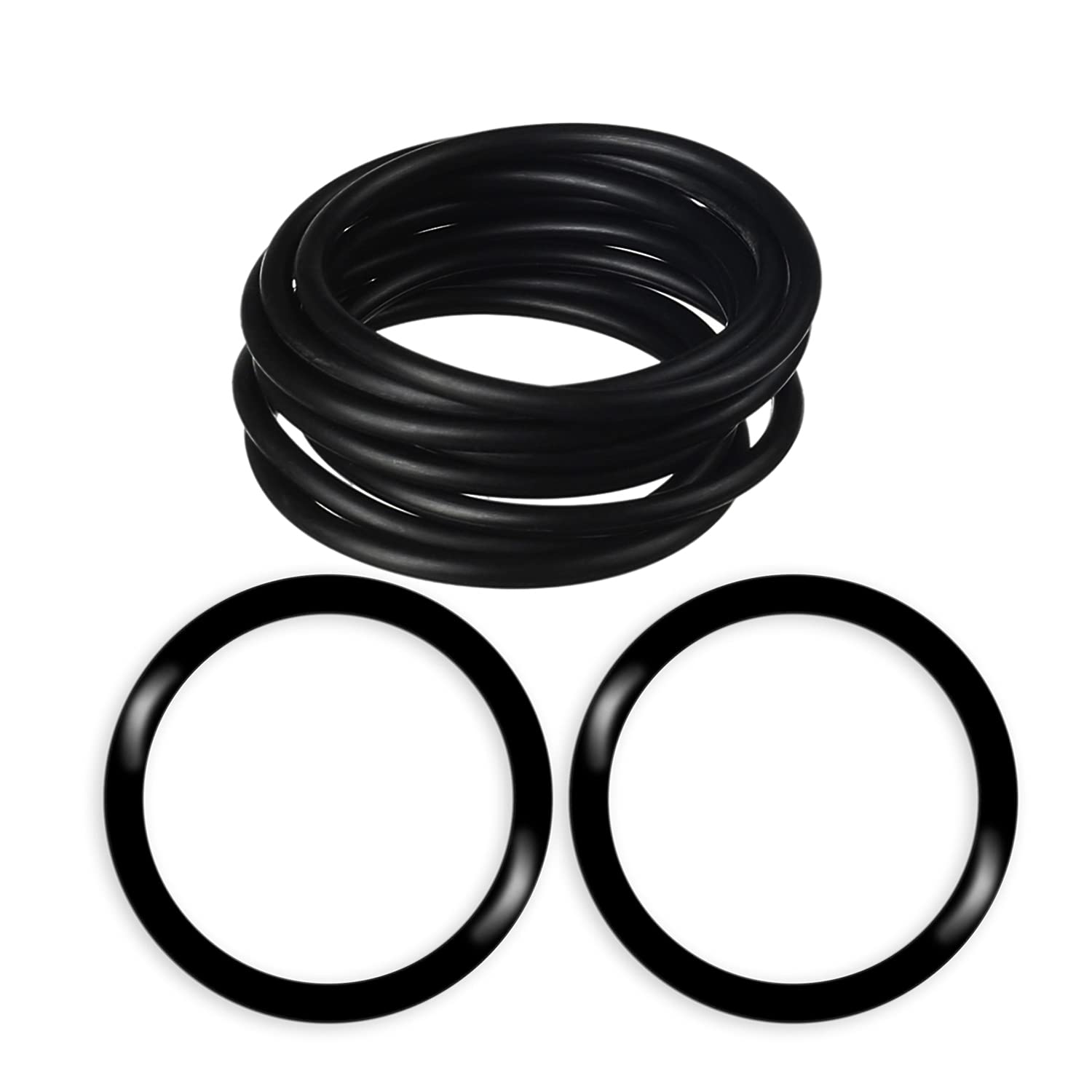 Othmro 10pcs Nitrile Rubber O-Rings, Seal Rubber Washers O Rings, 40mm OD 35mm ID 2.5mm Width, Metric Buna-N Sealing Gasket Rings — image 1
