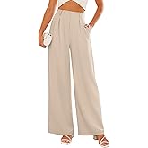 NIMIN Womens Wide Leg Work Pants Business Casual Outfits High Waisted Dress Pants 2026 Office Slacks Trousers with Pockets