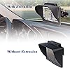 TFY-GPS-Navigation-Sun-Shade-Visor-Plus-Flexible-Visor-Extension-Piece-for-Garmin-nvi-2797LMT-7-Inch-Portable-GPS-and-Other-7-Inch-GPS