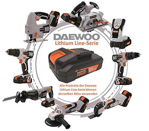 Daewoo DALRC18-1 Akku-Säbelsäge | U-FORCE 18V Lithium batteriebetriebene Säge | B/O Säge | LED-Zielleuchte… – Bild 4