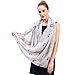 Lina & Lily Chihuahua Dog Print Women's Infinity Scarf Lightweight (Light Gray)