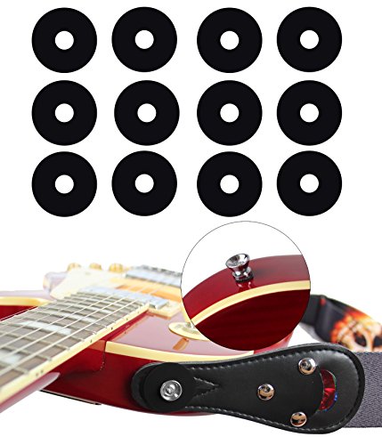 YMC Guitar Protector Premium Strap Locks (6 Pair) Black