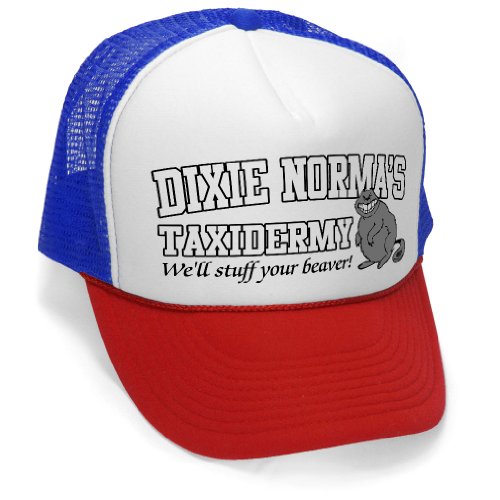 DIXIE NORMAS - funny joke party gag Mesh Trucker Cap Hat, RWB