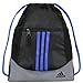 adidas Alliance II Sack Pack, One Size, Black/Onix/Blue