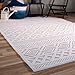 Orian Rugs Coastal Diamond Area Rug, 5 ft 2 in x 7 ft 6 in, Ivory