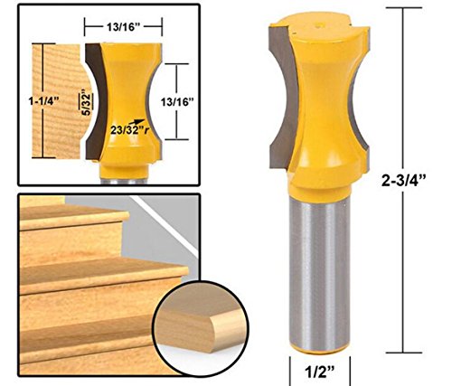 ACEBOX Flat bottom arc engraving machine board round router bit