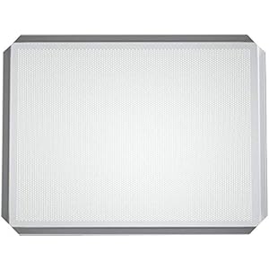 LEHRMANN Bakplaat geperforeerd 44,5 x 37,5 cm taartplaat geperforeerd pizzaplaat compatibel / vervanging voor oven…