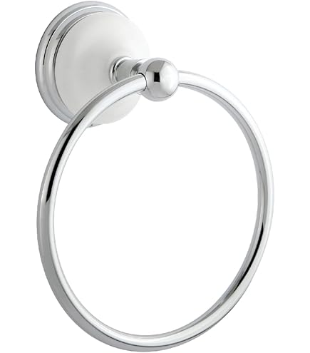 Set accessori a muro 5 pezzi in acciaio cromato viti incluse Facile