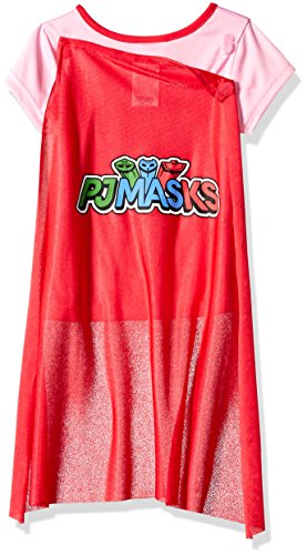 PJ Masks Girls' 2-Piece Short Pajama Set with Cape - Image 4