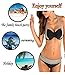 Vilania Women Swimwear Elegant Vintage Push up High Waisted Bikini Swimsuits Two Piece Bathing Suit Set With Halter Top And Bottoms Black,TXZ9013-Black-M