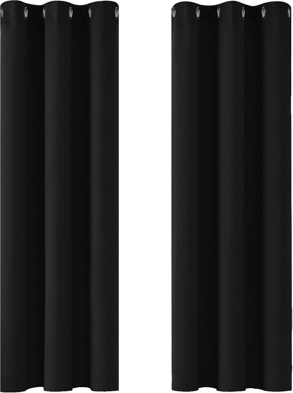 Deconovo Blackout Eyelet Curtains 42 x 72 Inch 2 Panels Thermal Insulated