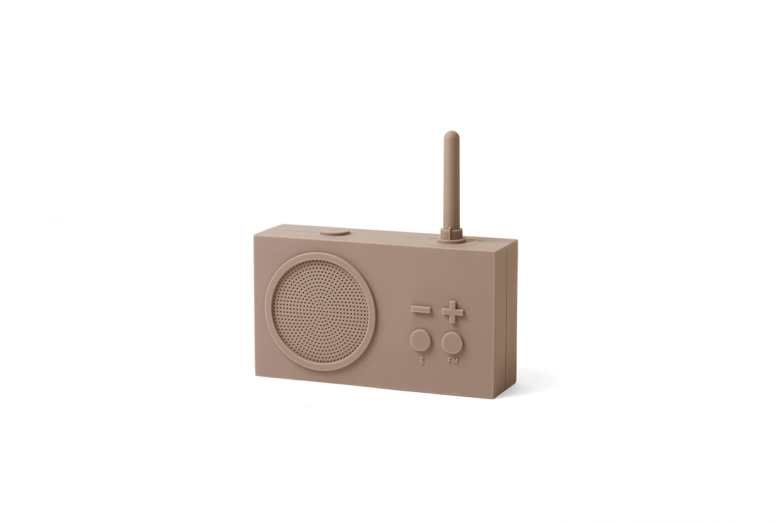 Lexon TYKHO 3 Wireless Bluetooth Speaker and FM Radio, Splashproof and rechargeable - Taupe
