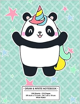 Unicorn Drawing Cute Panda